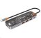 CANYON replikátor portů DS-13 7v1, 1xUSB-C PD 100W, 1xHDMI (4K), 3x USB 3.0, SD/micro čtečka, průhledný