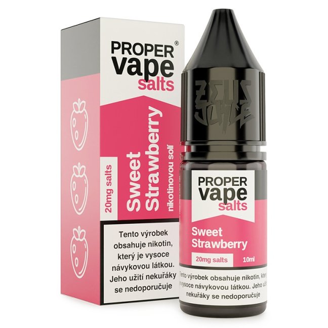 Zeus Juice Proper Vape Salt - E-liquid - Sweet Strawberry - 10ml - 20mg