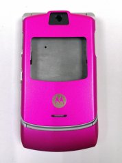 Kryt Motorola V3 přední, zadní, středový Pink