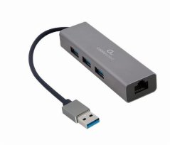 Gembird USB AM Gigabit network adapter with 3-port USB 3.0 hub