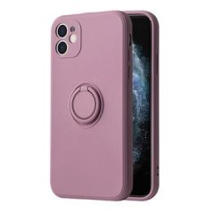 Vennus Silicone Ring Case Samsung Galaxy S22 Ultra Purple