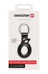 SWISSTEN AIRTAG KLÍČENKA ČERNÁ