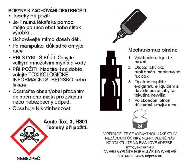 E-Liquid Shot - Booster NicSalt - 50VG / 50PG - 20mg - 10ml