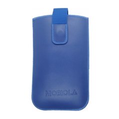 Pouzdro typu kapsa pro Mobiola MB700, kožené, modré