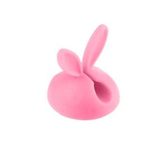 Přilepovací organizér kabelů - králík - Pink