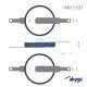 Akyga lithiová baterie CR2032 ST2N Li-MnO2 3V/210mAh 2-Pin