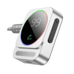 BOROFONE AUX BC52 TRUE WAY BLUETOOTH AUDIO PŘIJÍMAČ STŘÍBRNÝ
