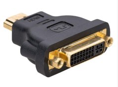Akyga adaptér DVI-F/HDMI-M/Duplex/cerná