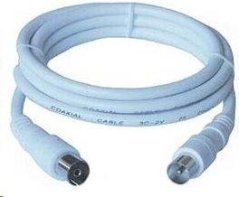 PremiumCord TV propojovací kabel M/F 75 Ohm 3m