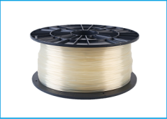 Filament PM tisková struna/filament 1,75 PLA transparentní, 1 kg