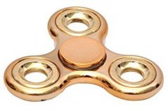 Fidget spinner zlatý 7cm
