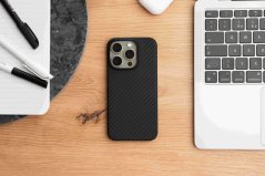 POUZDRO SWISSTEN CLEAR JELLY MagStick METALLIC PRO APPLE IPHON AIR ČERNÉ