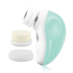 TOUCHBeauty 1387A Čistící kartáč na pleť3v1 zelený