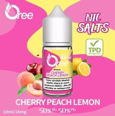 Liquid Oree SALT Cherry Peach Lemon - Třešně Broskev Citron 10ml - 18mg