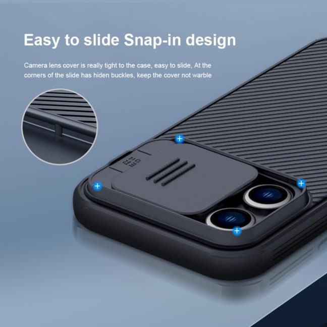 Nillkin CamShield Pro Magnetic Zadní Kryt pro Apple iPhone 14 PRO Black