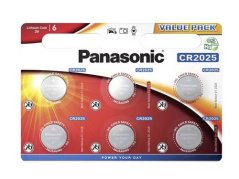 BATERIE PANASONIC CR2025EL/6BW 6ks