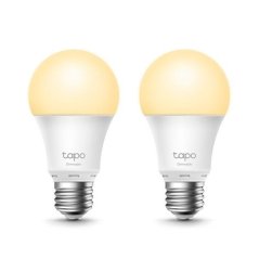 TP-LINK Dimmable Smart Light Bulb, 2-PackSPEC: E27, 200–240 V, Brightness 806 lm, Max Operation Power 8.7 W, Color Tem