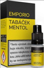 Liquid EMPORIO Tabáček - Mentol 10ml - 12mg