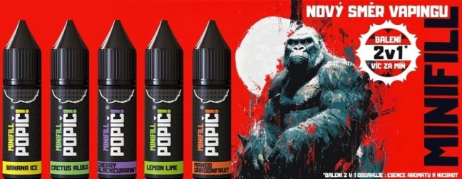 POPIČ! MiniFill 2v1 Lemon Lime 15ml 6mg