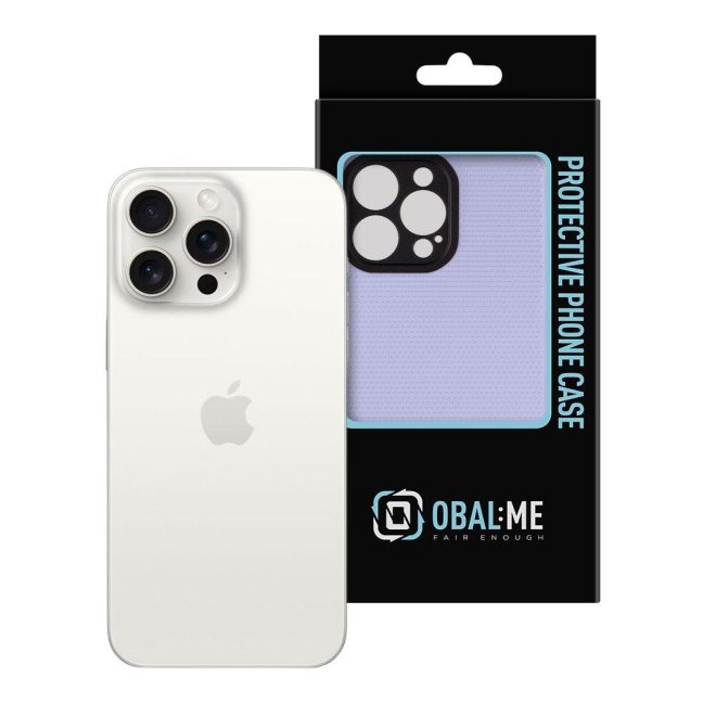 OBAL:ME NetShield Kryt pro Apple iPhone 15 Pro Max Light Purple