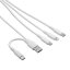 Akyga Kabel USB-A + USB-C / USB-C + USB Micro B + Lightning 1.2m AK-USB-52