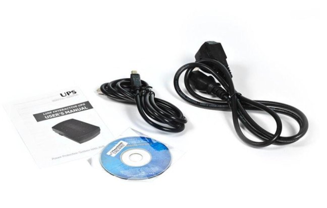 Eurocase záložní zdroj UPS Line Interactive (EA200LED), 1200VA/720W, USB - černá