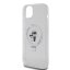 Karl Lagerfeld Ringstand Karl and Choupette MagSafe Zadní Kryt pro iPhone 15 Plus White