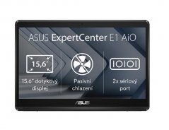 ASUS ExpertCenter E1 AiO E1600WKAT-BA042M, N4500, 15.6˝ 1920x1080/Touch, UMA, 8GB, SSD 128GB, FDOS
