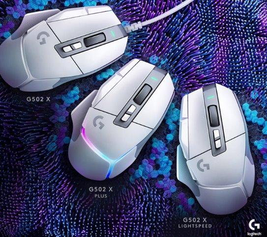 Logitech G502 X PLUS Gaming Mouse - WHITE/PREMIUM - EER2
