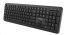CANYON bezdrátová klávesnice HKB-W20, 105 kláves,tichá a tenká,velvet serie,RU layout/Cyrilice, černá