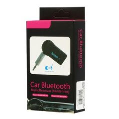 BEZDRÁTOVÝ AUX - BLUETOOTH ZVUKOVÝ PŘIJÍMAČ, HANDSFREE SADA, ČERNÁ