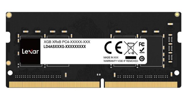 Lexar DDR4 32GB SODIMM 3200MHz, CL22 - Blister balení