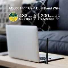 TP-LINK Wi-Fi USB adaptér Archer, 433Mbps/5GHz + 200Mbps/2.4GHz, USB 2.0