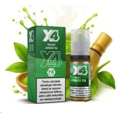 X4 Bar Juice - Japonský čaj (Japanese Tea) 10ml - 10mg