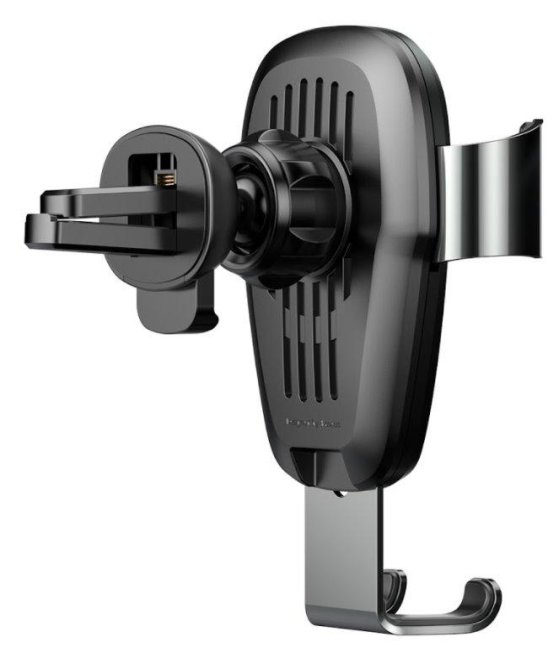 Baseus WXYL-B0A Metal Držák s Bezdrátovým Nabíjením do Ventilace Black