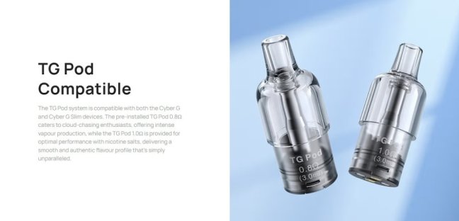 Aspire Cyber G Slim Pod Kit Metallic Champagne