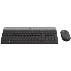 Logitech Slim Wireless Keyboard and Mouse Combo MK470-GRAPHITE-CZE-SKY-2.4GHZ-