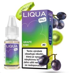 LIQUA SALT - GRAPE KIWI (HROZNOVÉ VÍNO A KIWI) 20MG