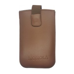 Pouzdro typu kapsa pro Mobiola MB700, kožené, hnědé