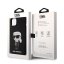 Karl Lagerfeld Liquid Silicone Ikonik NFT Zadní Kryt pro iPhone 15 Plus Black