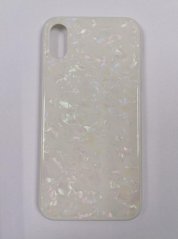 Silikonové pouzdro třpytivé Silver - iPhone X/XS