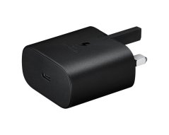 EP-TA800EBE Samsung USB-C 25W Cestovní nabíječka UK Black (OOB Bulk)
