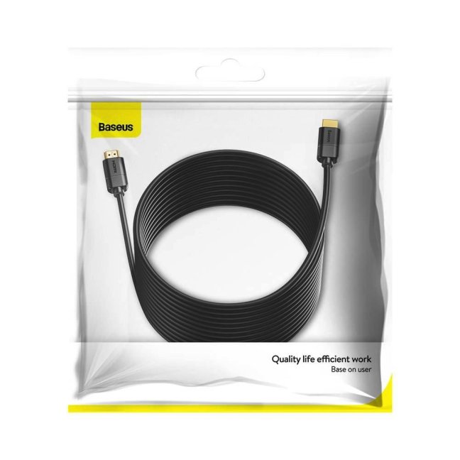 Baseus Video cable High definition Series HDMI To 4K HDMI 15m Black