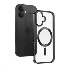 POUZDRO SWISSTEN CLEAR JELLY MagStick METALLIC PRO APPLE IPHONE 17 ČERNÉ