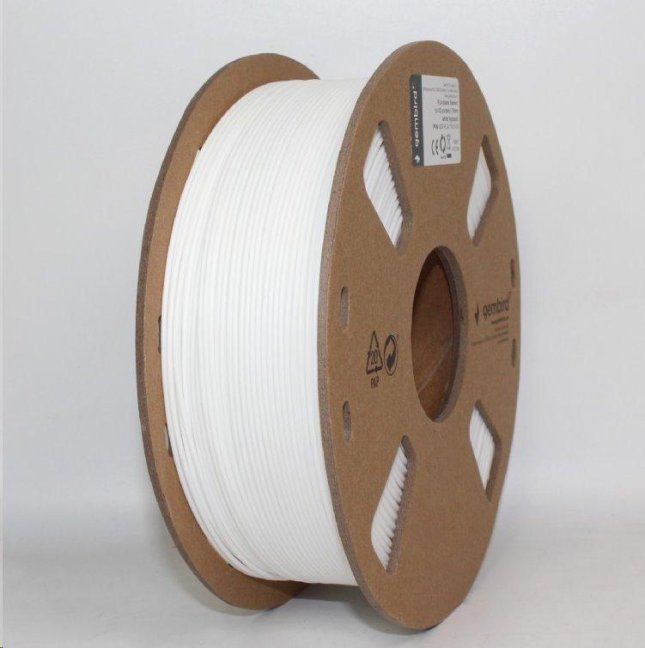 Filament Gembird 1,75 PLA bílá 1 kg