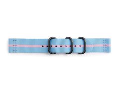 GP-R600BREECAF Samsung Gear Sport Studio Premium Nato Strap Blue/Pink (Pošk. Balení)