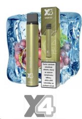 X4 Bar - 0mg - ZERO - Grape ICE