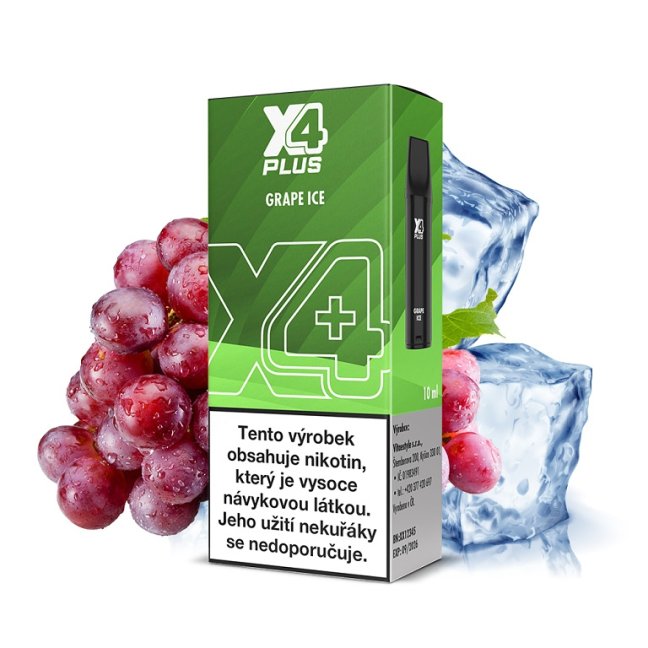 X4 Plus Pod - Cartridge - 20mg - 2ml - Grape ICE