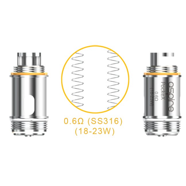 aSpire PockeX 0,6ohm