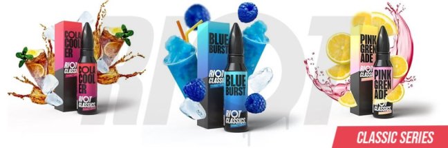 Riot CLASSICS - S&V - Jahodová limonáda - 10ml